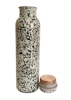 Botella de agua de cobre puro de alta calidad, disponible en diferentes trabajos de Meena y Estilo clásico
