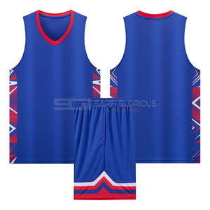 Nouveauté : uniforme d'équipe de basket-ball personnalisé, XS-XL, design imprimé par sublimation personnalisé, style uni avec nom d'équipe vierge - Product Image 2