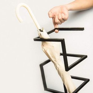 Zigzag Design Metal <b>Umbrella</b> <b>Stand</b> With Black Color Powder Coated <b>Indoor</b> Home Decoration Rain Gear Home & Garden Supplies - Product Image 5
