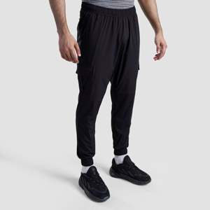 กางเกงขายาวทรงหลวมสีดำเอวสูงน้ำหนักเบา ไซส์พลัส XL 4XL ผ้าทอผสมสแปนเด็กซ์ ตกแต่งซิป ลายพิมพ์  โลโก้ปรับแต่งได้ - Product Image 3