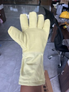 Flame Retardant Safety <b>Gloves</b> Thick Cotton Liner Material Wear Resistance <b>Moisture</b> Permeability Protective Function for - Product Image 4