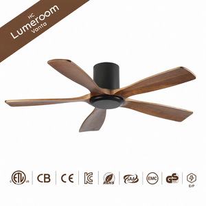 60 Inch Modern Ceiling <b>Fan</b> No Light Minimalist Wood Ceiling <b>Fan</b> Quiet DC Motor Remote <b>Control</b> for Great Room - Product Image 6