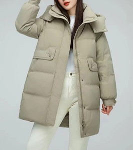 <b>Top</b> New Best Selling Women Winter Long Jacket | Slim Fit Waterproof Windproof Stand Collar Plus Size Warm Outerwear Detachable - Product Image 4