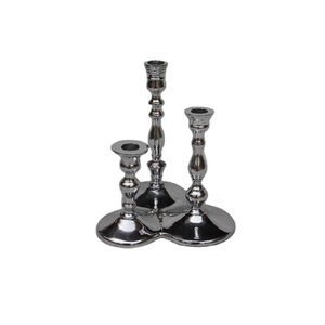 ที่วางเทียนแสงชาอลูมิเนียมขายดีชุด 2 ชิ้นคุณภาพดีที่สุดสําหรับตกแต่งบ้านและโรงแรมในราคาขายส่ง - Product Image 6