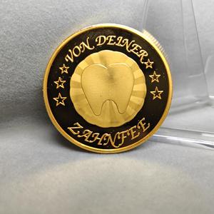 Pièce de monnaie personnalisée de la Fée des Dents, en métal avec relief 3D, pièce de défi sur mesure, souvenir de l'enfance pour enfants - Product Image 4