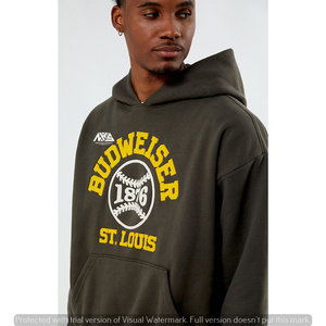 Sweat à capuche personnalisé sans ficelle avec impression bouffante 3D, vestes courtes de taille unisexe pour hommes, vêtements d'hiver en tissu, OEM - Product Image 6