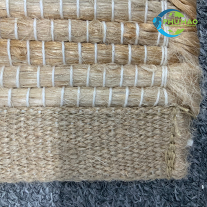Produits très vendus Tapis fait main Tapis en jute: parfait pour les intérieurs de salon, de cuisine et de chambre à coucher - Product Image 4