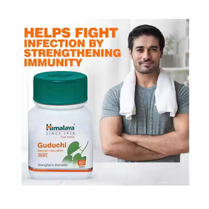 Recién lanzado Himalaya Guduchi Tablets Suplemento sanitario a base de hierbas para fortalecer la inmunidad Botella de plástico duradera empaquetada - Product Image 4