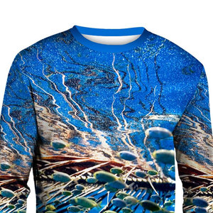 Camisa de pesca para hombre al por mayor, hecho a medida de manga larga jersey de poliéster, camisa de pesca con protección UV - Product Image 4