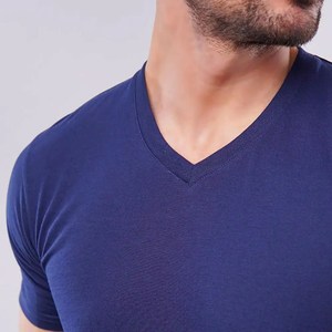 เสื้อยืดคอกลมระบายอากาศ2025มาใหม่สำหรับผู้ชายเสื้อยืดริงเกอร์สำหรับฤดูร้อน - Product Image 3