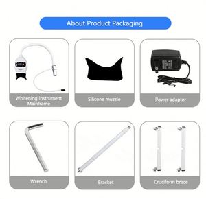 Équipement de blanchiment dentaire à lumière bleue avec double tension 100-240V et sortie de puissance stable pour la dentisterie esthétique et les salons de beauté - Product Image 5