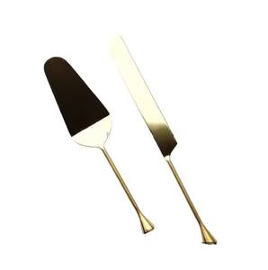 Ensemble de couverts en acier inoxydable de qualité alimentaire durable de qualité supérieure avec poignée en marbre pour tartiner le fromage au beurre - Product Image 2