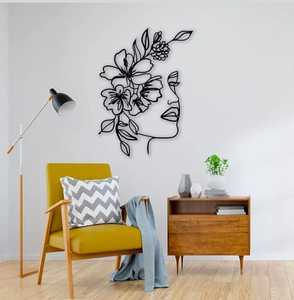 ขายตรงจากโรงงาน งานศิลปะติดผนังแบบเลเซอร์ ลวดลายโมเดิร์นแบบนามธรรม สีเงิน ทำจากเหล็ก สำหรับตกแต่งบ้าน สวน และเทศกาลคริสต์มาส ติดตั้งง่าย ติดผนังต่ำ - Product Image 6