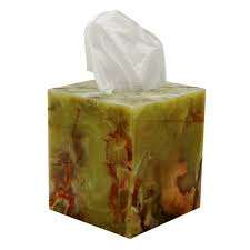 Cubierta de caja de pañuelos de ónix marrón múltiple, caja de pañuelos pulida de ónix Crafter de mármol, caja de pañuelos de mármol pulido - Product Image 4