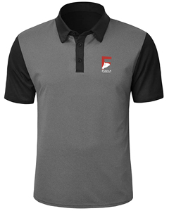 Camiseta Deportiva de Manga Corta con Cuello Redondo para Hombre, Talla Grande, de la Mejor Calidad Fizzan, Personalizada, de Poliéster y Algodón Sólidos, Bordada - Product Image 3