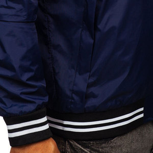 Quantité minimale de commande bas Blouson aviateur coupe-vent Nouveau design Blouson d'aviateur avec impression de logo personnalisé pour hommes en vente en ligne et en vrac - Product Image 5