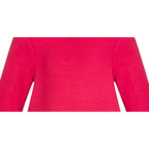 Vestito in Maglia per Bambine con Corpetto e Gonna in Lurex Viola, Collo a O e Decorazione a Fiocco, Taglia 24 MOS, Rosso - Product Image 2