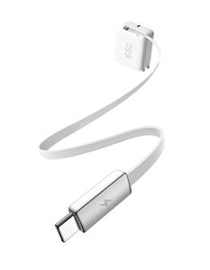 Cargador GaN todo en uno de 65W con cable USB C retráctil, cargador de pared integrado para computadora portátil, teléfono, tableta - Product Image 2