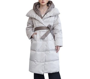 Veste matelassée courte en toile respirante d'hiver, bretelles réglables, imperméable et coupe-vent, couleur personnalisable. - Product Image 2
