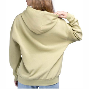 Sweats à capuche à la mode surdimensionné nouveau style coton vêtements actifs plaine sweats à capuche décontractés sweats à capuche à épaules tombantes pour femme prix pas cher - Product Image 2