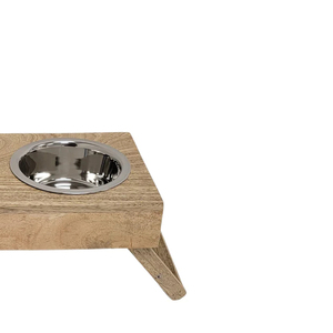 Comederos y cuencos para mascotas de acero inoxidable personalizados OEM Comederos de metal elevados de último diseño fabricados en la India - Product Image 2