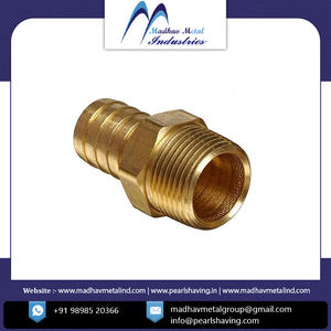 Conector macho de pezón de manguera automotriz de latón de tamaño personalizado Accesorios de manguera PEX forjados con servicio OEM y garantía de 3 años de la India - Product Image 6