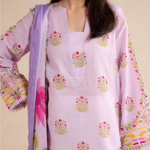 Salwar Kameez Pakistaní de Alta Calidad, Diseño Formal con Dupatta, Salwar Kameez de Algodón Pakistaní - Product Image 5