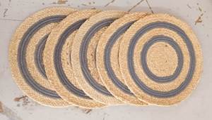 แผ่นรองจานพลาสติกจากประเทศจีนสินค้าใหม่สำหรับบ้านและงานแต่งงานดีไซน์หวายแบบทอ - Product Image 4