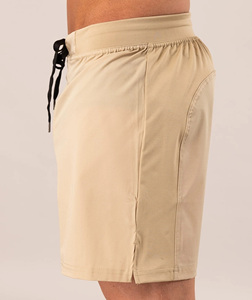 Pantalones cortos de playa lisos informales de lujo para hombre 2026, pantalones cortos deportivos de verano personalizados con cintura elástica transpirable de mar OEM - Product Image 3