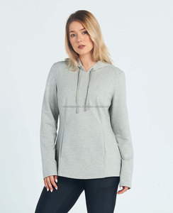 Venta al por mayor personalizado invierno pulóver sudaderas con capucha mujeres Casual sólido tejido con capucha Chenille Casual sólido tejido sudaderas con capucha para mujer - Product Image 1