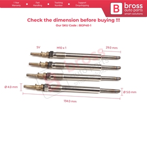 BGP40-1 4 Bujías de Incandescencia GX2135 0 100 266 003 GE103 para Serie 7 4.0 4.5 - Product Image 5
