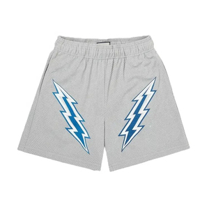 Shorts de sport en maille de haute qualité grande taille pour hommes logo personnalisé respirant Shorts de course de sport à transfert de chaleur prix raisonnable - Product Image 2