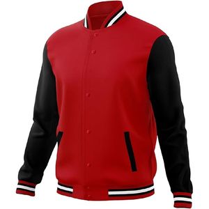 Chaqueta universitaria de béisbol de lana para hombre de alta calidad para chaqueta universitaria bordada de invierno con logotipo frontal recubierto - Product Image 3