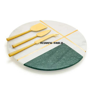 Tabla de cortar de mármol de forma rectangular, artículos de cocina de diseñador con acabado personalizado, tabla de cortar clásica y elegante al por mayor - Product Image 3