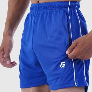 Pantalones Cortos Deportivos Stretch Ease Azul Rey Talla XXS 100% Algodón Cómodos con Cintura Elástica y Cierre con Cordón Suaves y Largos con Logos - Product Image 6