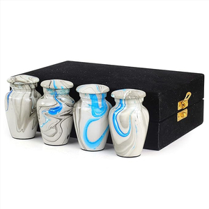 โกศแกะสลักดีสีน้ำเงินรอยัล - Product Image 1