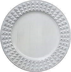 Placa de cargador de metal de diseño personalizado para servir alimentos exportador al por mayor Placa de cargador de metal hecha a mano de diseñador único - Product Image 5