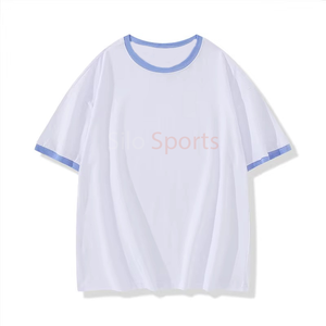 เสื้อแฟชั่นสำหรับผู้ชายเสื้อแนวสตรีทเสื้อ100% ลายสีพื้นดีไซน์ตามสั่งแนวสตรีทงาน OEM 2025 - Product Image 2