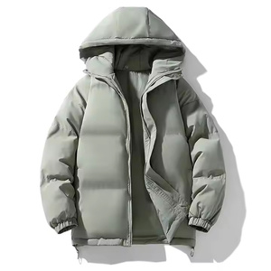 Chaqueta térmica ultra cálida para hombre con capucha aislante acolchada gruesa y solapa de tormenta para condiciones invernales adversas - Product Image 2