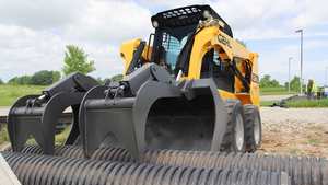 Chargeuse à pneus à capacité nominale de 748 kg, chargeuse à pneus, moteur diesel de 69,9 CV, levage radial, machines de construction, pompe haute performance Yanmar - Product Image 4