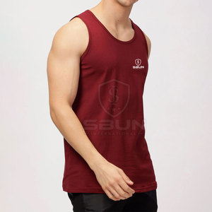 Bodybuilding <b>Stringer</b> <b>Vest</b> Sleeveless Performance Tank Top Eco-Friendly Breathable Quick Dry Lightweight Stretchable Fabric - Product Image 5