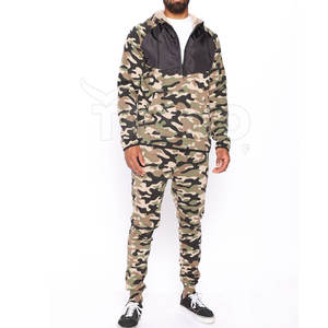 Survêtement de fitness en polaire d'hiver 2 pièces de haute qualité pour hommes, pantalon de sport respirant à séchage rapide avec logo personnalisé pour adultes - Product Image 1