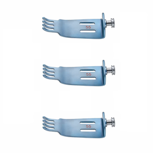 Dental Depth Valve Four Prongs Rainbow Finish High Level Multiple Sizes - Product Image 1