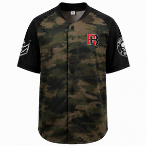 Camiseta de Béisbol Oversize para Hombre, Color Verde Militar, 100% Poliéster, Corte Personalizado por Rehman Brothers - Product Image 1