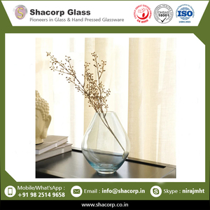 New Collection Home Decorative Designer Simple Color Oblong Glass <b>Vase</b> Available at Wholesale Price - Product Image 2