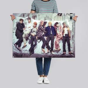 ผ้าแคนวาสสำหรับทำโปสเตอร์วง BTS สไตล์โมเดิร์น สำหรับติดผนัง - Product Image 3