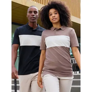 Polo Unisex Bicolore Sostenibile per Merchandising Promozionale - Product Image 6