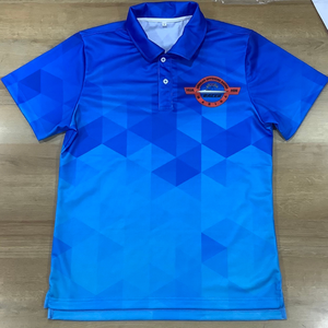 Polo en microfibre sur mesure, grande taille |   Impression par sublimation intégrale |   Polo de sport léger 100% polyester interlock 140 GSM | - Product Image 4