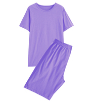 T-shirt décontracté à manches courtes pour femme en coton doux, uni, léger, respirant, écologique, col rond, avec logo, grandes tailles