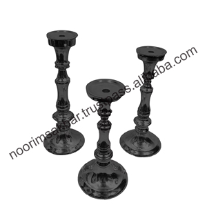 Support de bougie en aluminium nickelé 2026 avec montage facile et protection de la base de table, idéal pour les cérémonies religieuses - Product Image 3